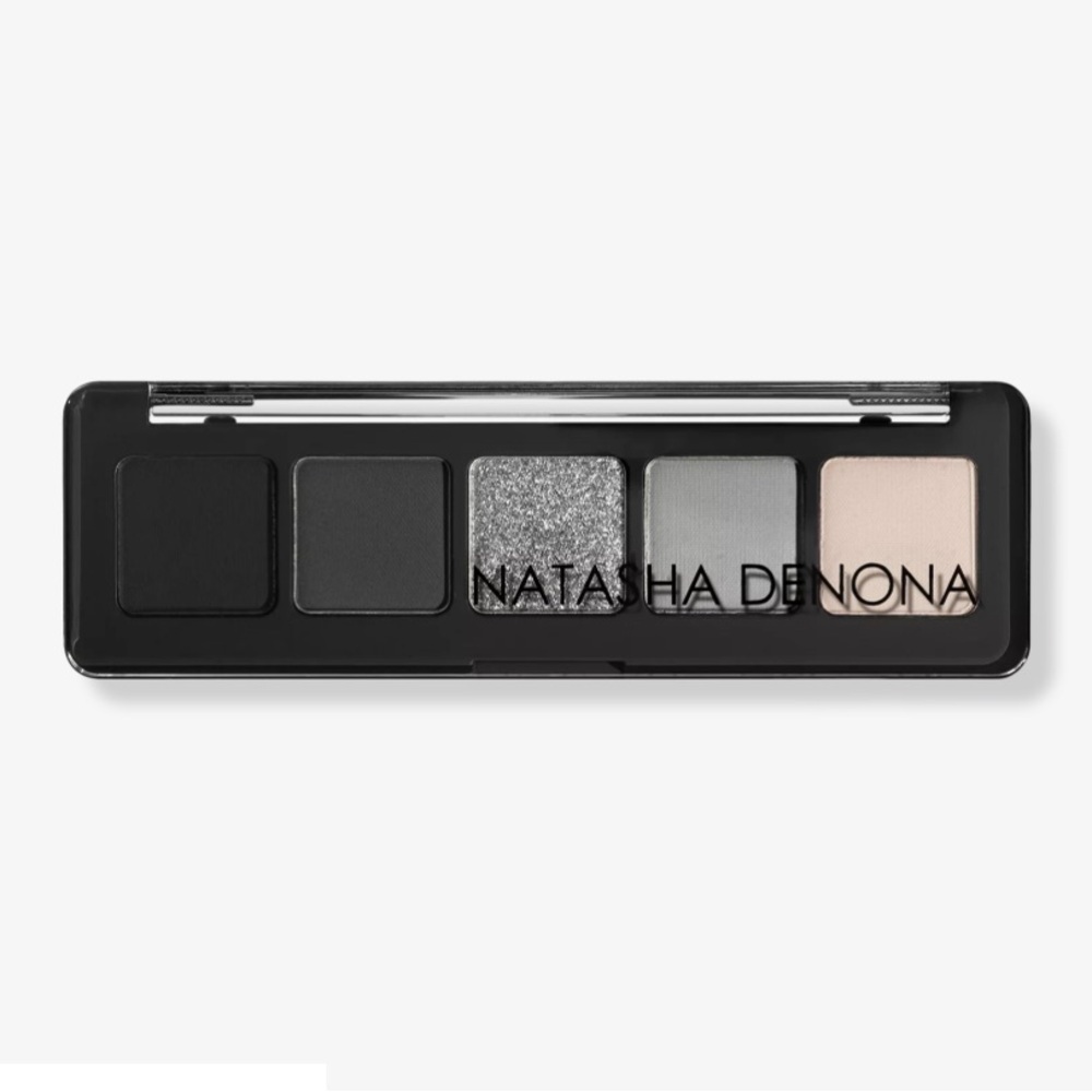 Natasha Denona Mini Xenon Eyeshadow Palette - Black, Silver, Gray